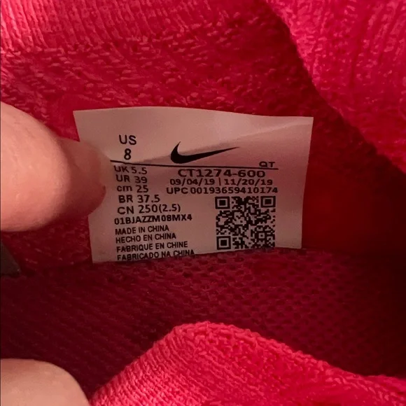 Nike Air Vapormax Flyknit 3 Pink Size 8 - Picture 2 of 9